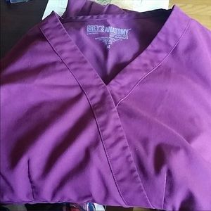 Grey’s anatomy WINE scrub set